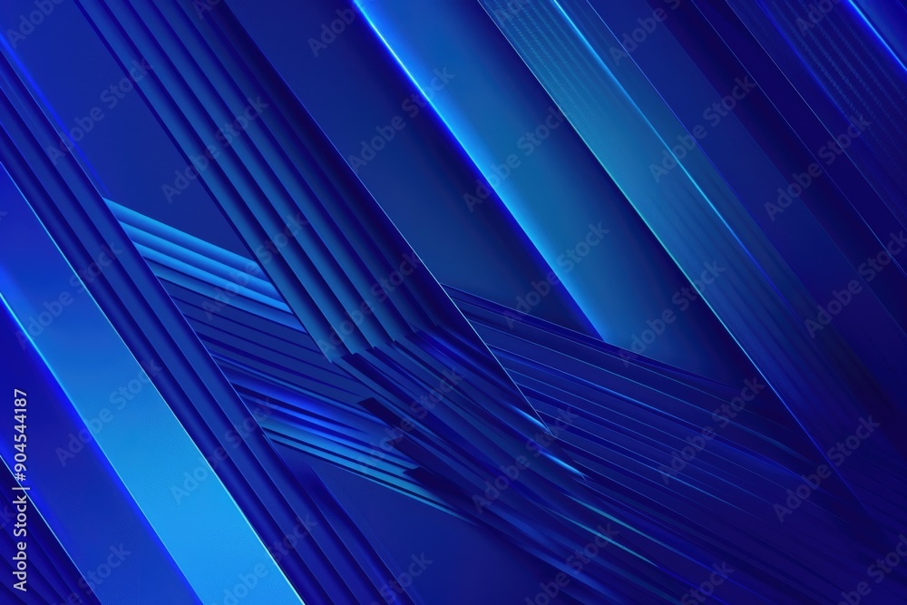 Poster Close-up of a blue background with linear patterns