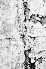 Obraz premium A close-up image of a cracked wall with visible damage