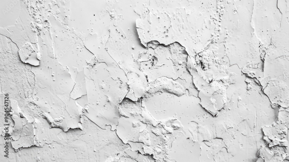 Aufkleber a close-up shot of a worn-out wall with peeling paint, perfect for adding texture to your design