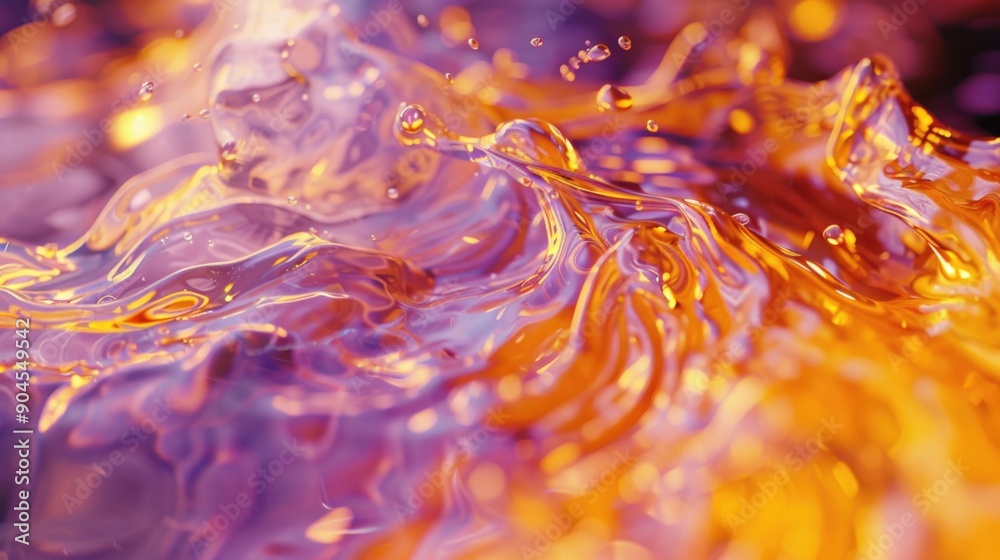 Aufkleber a detailed view of a wave's surface with water movement and texture