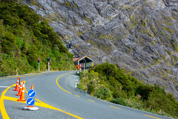 Homer Tunnel in Milford Sound - New Zealand