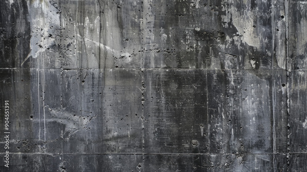 Poster a grayscale image of a concrete wall with minimal details