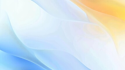 Obraz premium Abstract white, blue and yellow gradient background banner 