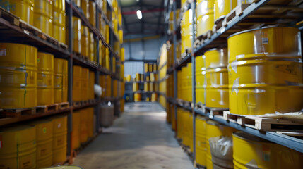 Storage of Chemicals in Industrial Drums Management