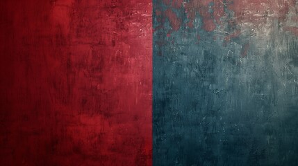 Abstract Red and Blue Painted Texture Background, Ideal for Modern Art Projects and Interior Design