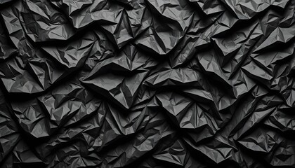 A black background with a crumpled paper texture, giving an artistic and tactile feel to the surface. Multiple variations available.