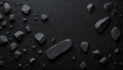 A black background with a grainy, rough texture reminiscent of charcoal or stone, adding depth and dimension. Multiple variations available.