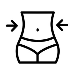 Weight loss icon template