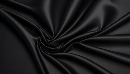 Obraz premium A black background with a smooth, satin finish, featuring a gentle sheen that catches the light. Multiple variations available.