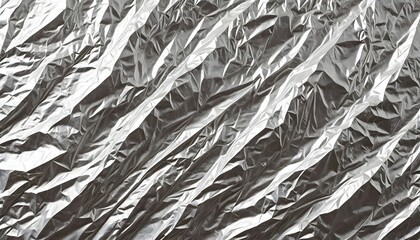 A white background with a crinkled, foil-like texture, reflecting light in a shimmering, metallic manner. Multiple variations available.
