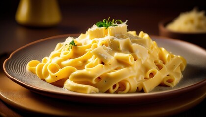 Creamy Fettuccine Alfredo with Parmesan Cheese