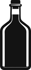 Bottle silhouette vector illustration design
