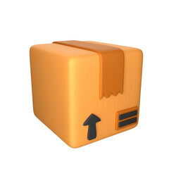 Package Box 3D Illustration for uiux, web, app, presentation, etc