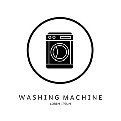 Logo vector design for business. Washing machine logos.