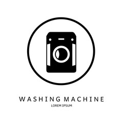 Logo vector design for business. Washing machine logos.