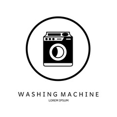 Logo vector design for business. Washing machine logos.