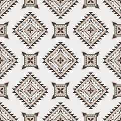 abstract tribal stripes with Aztec geometric and ethnic designs on Earth Tone for textile design, clothing, accessories, and decorative paper