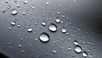 water drops on black background