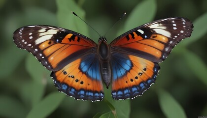 Fototapeta premium butterfly on a flower