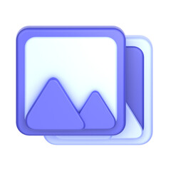 Multiple Image 3D Illustration for uiux, web, app, presentation, etc