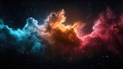 Fototapeta premium Infinite Universe - Galactic Starfield and Cosmic Texture Background for Otherworldly and Expansive Concepts, Generative Ai