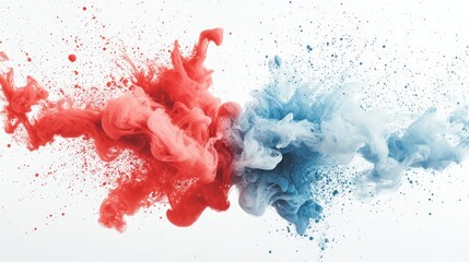 Spontaneous Ink Blots - Abstract Texture Background with Artistic Flair, Generative Ai