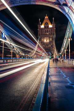 tower bridge at night