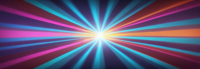 Fototapeta premium Abstract Colorful Light Rays Background.