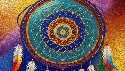 Obraz premium Dreamcatcher Mosaic.