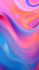 Obraz premium Art rainbow psychedelic oil paint abstract graphic poster background