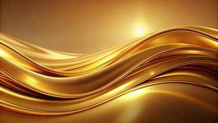 Abstract golden smooth wave background, abstract, golden, smooth, wave, background, design, texture, luxury, elegance, shiny