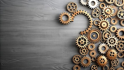 of gears concept representing questions and answers, questions, answers, gears, concept,