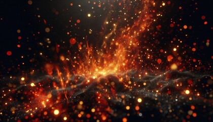 Fototapeta premium fireworks in the night sky