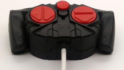 Close up Remote control toy car isolated