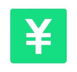 Fototapeta premium シンプルな緑色の円マーク