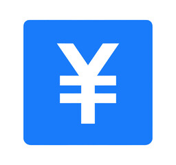 Obraz premium シンプルな青色の円マーク