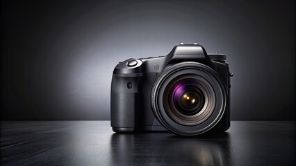 of a black camera on a background, photography, technology, equipment, digital, image, lens, multimedia, photo shoot