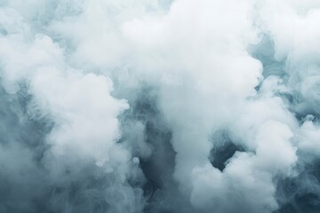 Obraz premium Real smoke exploding outwards with empty center. Dramatic smoke or fog effect for spooky Halloween background , ai