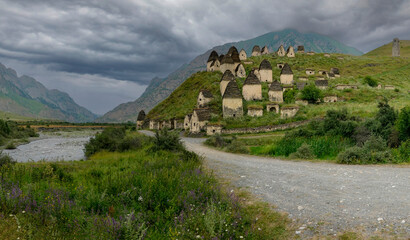 Dargavs necropolis in North Ossetia