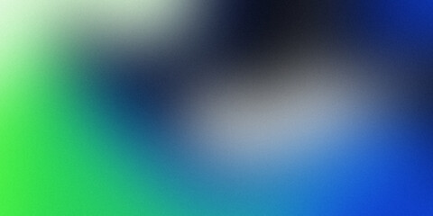 Obraz premium Colorful modern gradient background green and blue texture noise
