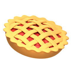 Apple Pie 3D Illustration for uiux, web, app, presentation, etc