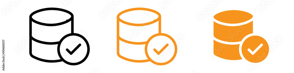 Poster data recovery icon set digital restoration illustrations for technology and it