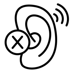 Deafness Icon