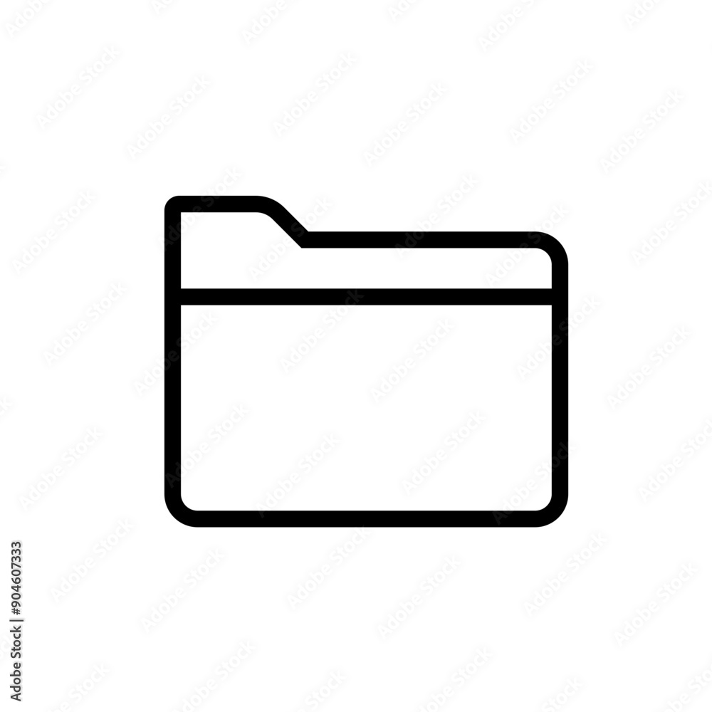 Poster folder icon set document and file management illustrations for office and business