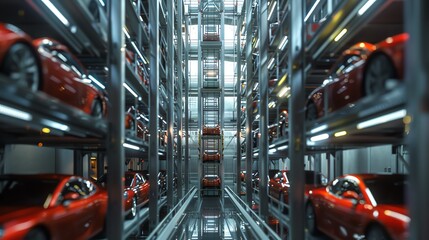 Automated vertical parking tower manufacturing,