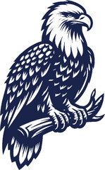 Eagle Vector, eagle silhouette, eagle Vector drawing	