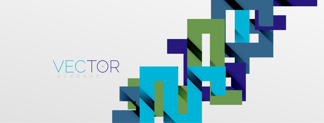 Color bend lines with shadow texture effect. Vector Illustration For Wallpaper, Banner, Background, Card, Book Illustration, landing page