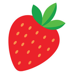 Obraz premium Strawberry Sweet Illustration Vector Design