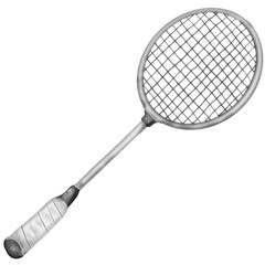 watercolor badminton sport racket painting clip art, equipment illustration png