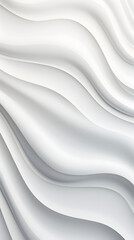 Fototapeta premium Digital white wave curve sculpture abstract graphic poster background